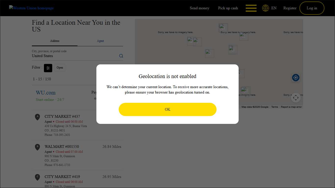 Western Union in the United States Find a Location Near You